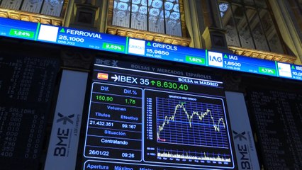 El Ibex 35 sube un 2 % y recupera los 8.600 a la espera de la FED