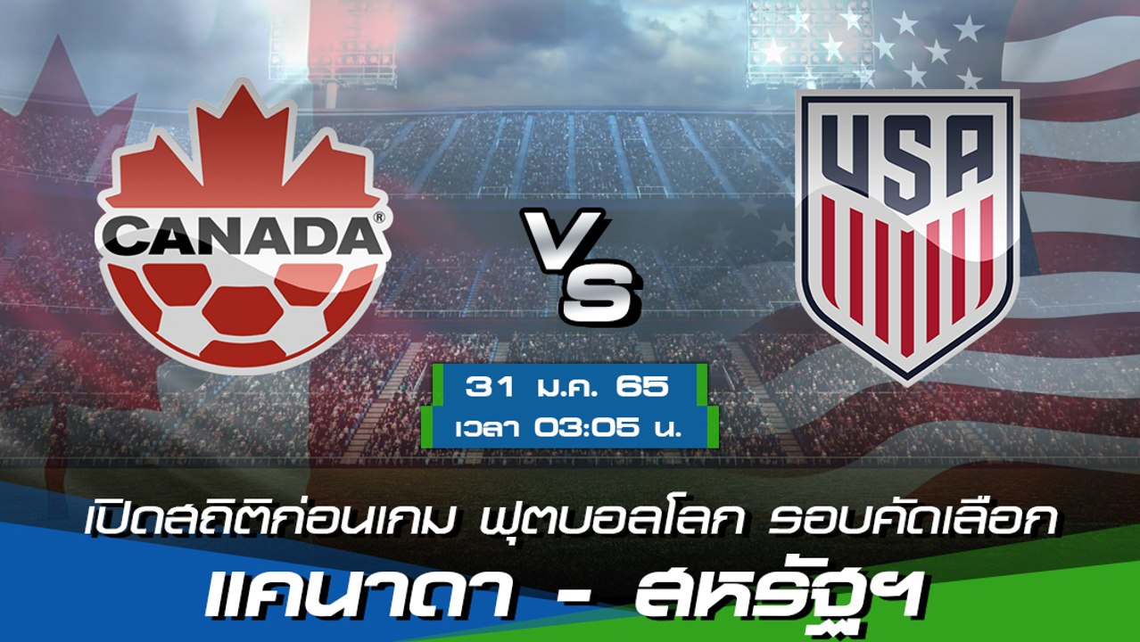 แคนาดา - สหรัฐฯ พรีวิวก่อนเกมฟุตบอลโลก 2022 รอบคัดเลือก โซนอเมริกาเหนือ