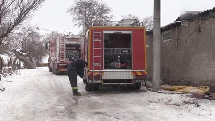 ESKİŞEHİR - Ağılda çıkan yangında çok sayıda hayvan telef oldu