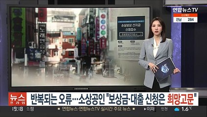 반복되는 오류…소상공인 "보상금·대출 신청은 희망고문"