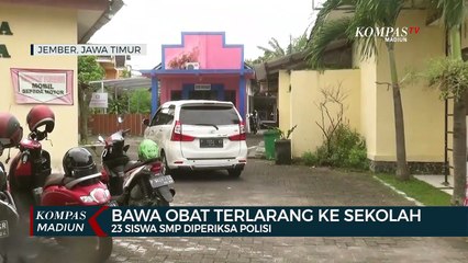 Bawa Obat Terlarang Ke Sekolah, 23 Siswa SMP Diperiksa Polisi