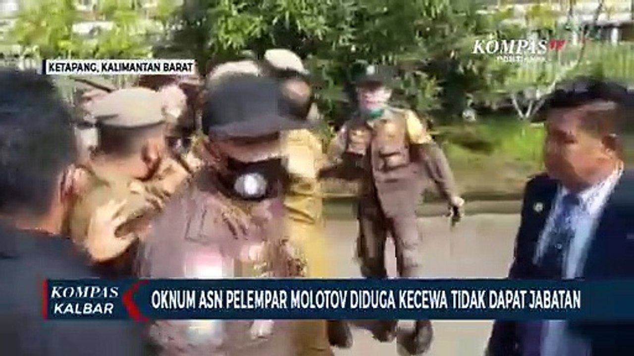Tak Dapat Jabatan, Alasan ASN Lempari Molotov ke Pendopo Bupati Ketapang