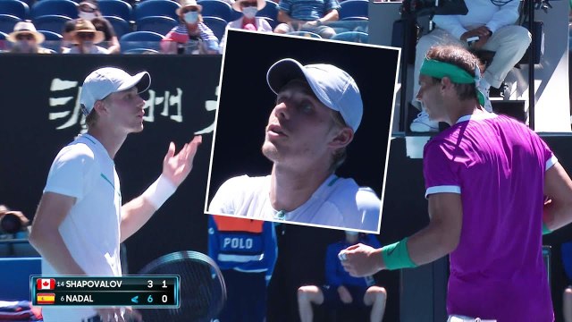 'You guys are all corrupt!' Denis Shapovalov in furious rant at Rafael