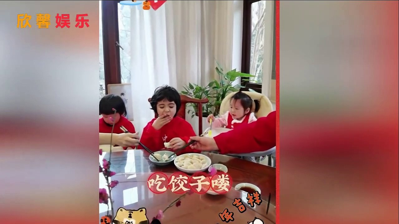 70岁张纪中携家人过节！一手抱一娃，混血大儿子颜值超高