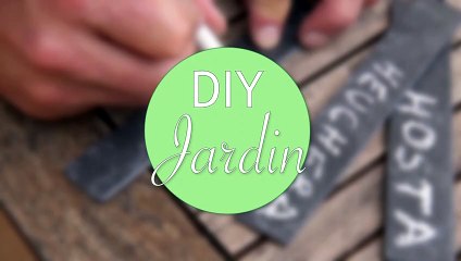 DIY Jardin - Faire ses propres étiquettes en ardoise