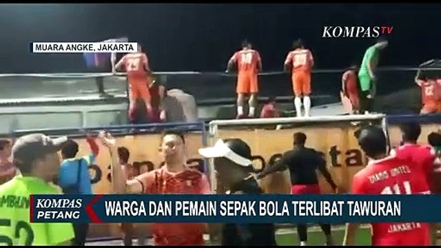 Keributan Terjadi Antara Pemain Sepak Bola dan Warga di Lapangan Ingub Muara Angke
