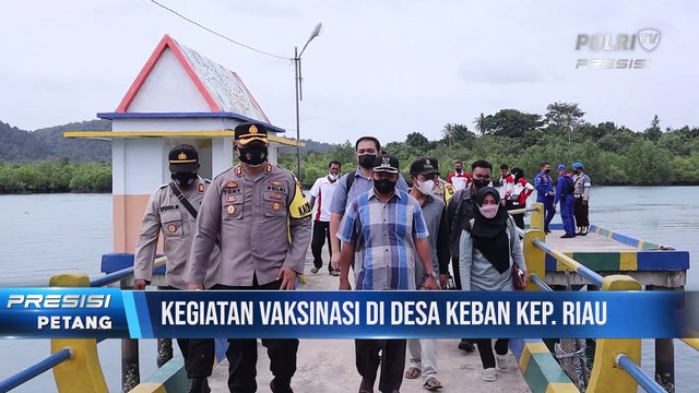 Kapolres Karimun & Bupati Karimun Cek Vaksinasi di Desa Keban