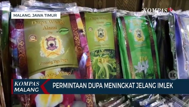 Jelang Imlek Perajin Dupa di Malang Kebanjiran Pesanan