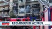 Powerful explosion injures 3, damages offices buildings in central Athens