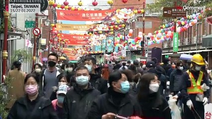 شاهد: احتفالات خجولة بعام النمر في تايوان