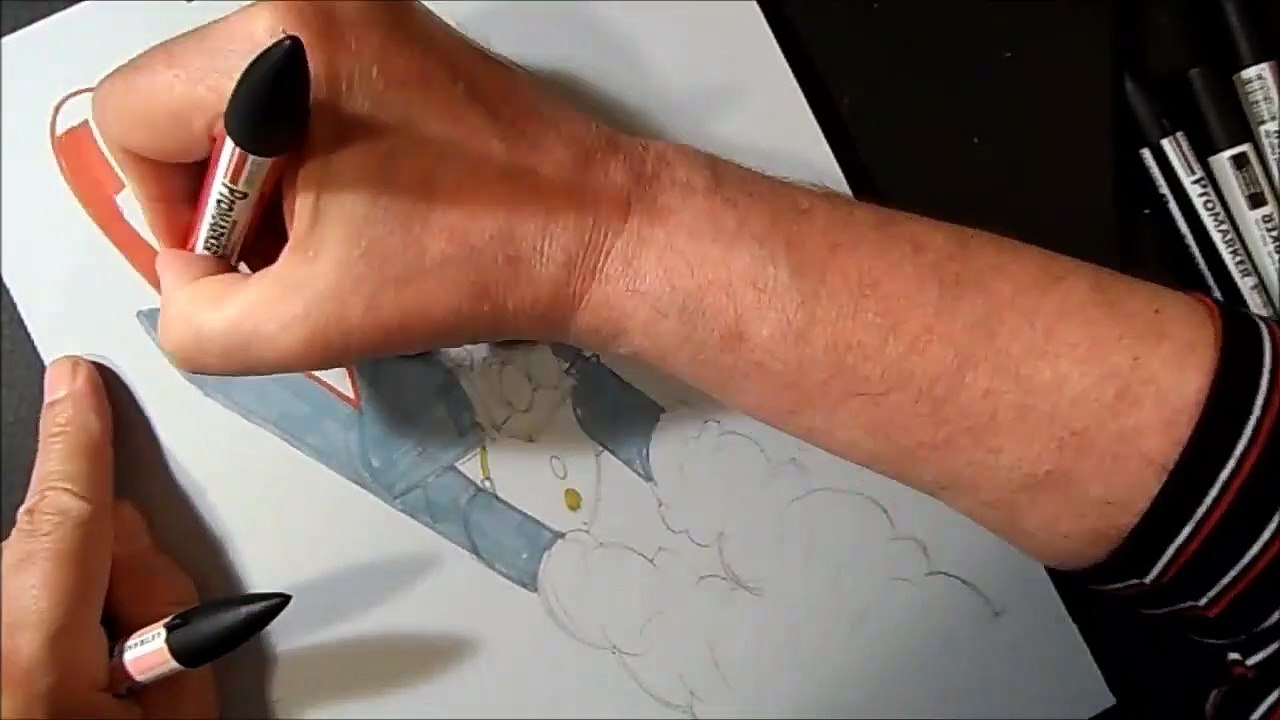 3D Drawing- Atlantis Space Shuttle- Time Lapse