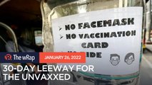 Gov't gives unvaxxed, partially vaxxed 30 days to use public transpo