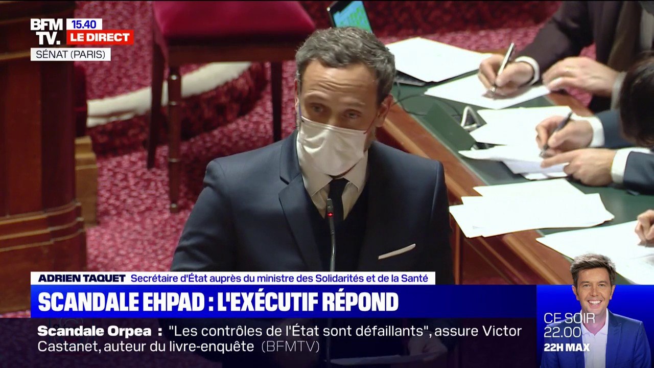 Adrien Taquet sur le scandale des maltraitances dans les Ehpad: "Toute la lumière doit être faite sans délais sur les pratiques de cet Ehpad"