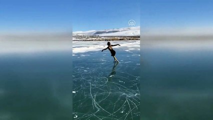 Milli patenciden Çıldır Gölü'nde gösteri: Hayatımdaki en güzel deneyimdi