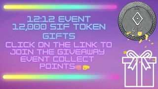 SIF TOKEN GIVEAWAY AIRDROP INTRO