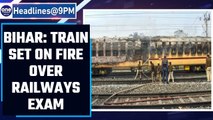 Bihar: Train set on fire by students protesting over railway exam | Oneindia News