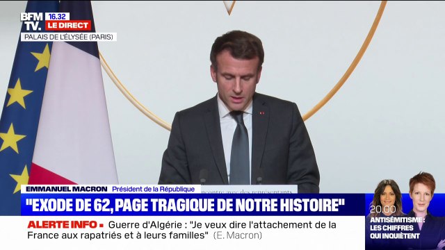 Emmanuel Macron aux rapatriés d'Algérie: Le massacre du 26 mars 1962 est impardonnable pour la République