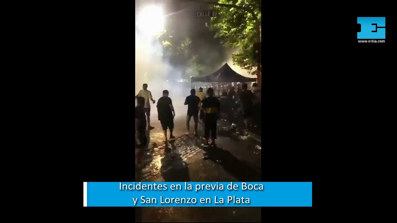 Tiros, gases y heridos en la previa de la final de verano en La Plata
