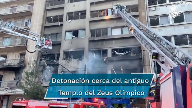 Al menos 3 heridos tras fuerte explosión en el centro de Atenas