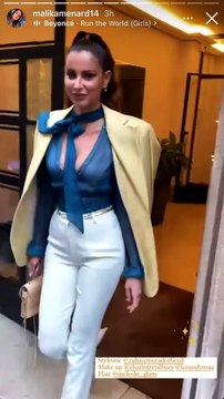 Malika Ménard a permis à ses abonnés Instagram de suivre le final du défilé Haute Couture de Zuhair Murad, le mercredi 26 janvier 2022.