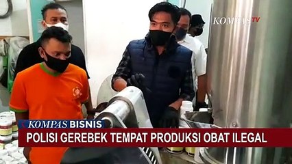 Polisi Gerebek Tempat Pembuatan Obat Ilegal, Tiga Orang Pelaku Ditangkap!