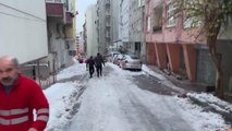 Buzla kaplı yollarda vatandaşlar zorluk çekti (3)