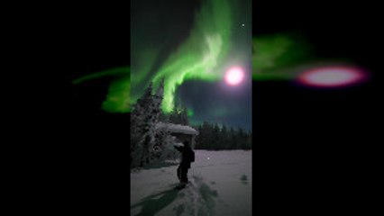 Incredible Northern Lights Spotted Over Finland