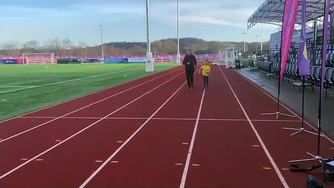 Steve Cram at the launch of the Durham City Run Festival