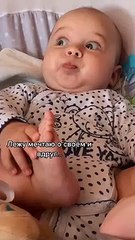 Baby Gets Startled by Sudden Noise
