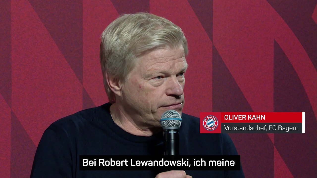 Kahn: “Lewandowski ist unsere Versicherung”