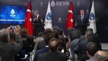 Gelecek Partisi Genel Başkanı Davutoğlu, DEVA Partisi Genel Başkanı Babacan'ı ziyaret etti