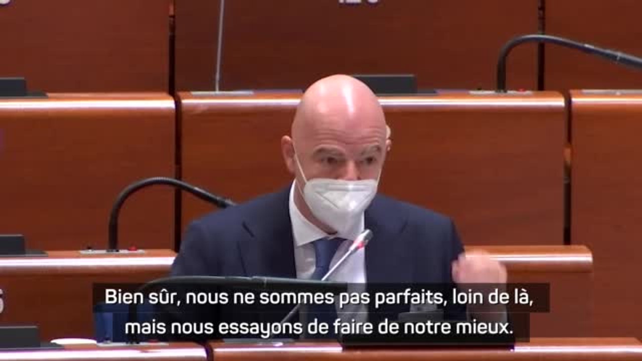 FIFA - Infantino : "La FIFA ne peut que s'oppos...