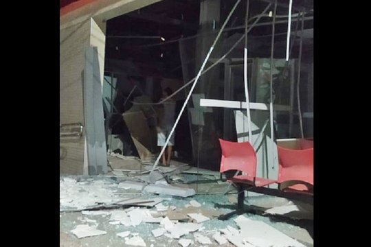 Bandidos explodem agência bancária e tocam o terror durante a madrugada em Picuí