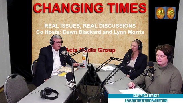 Changing Times, Kristy Carter, hosts Lynn Morris & Dawn Blackard