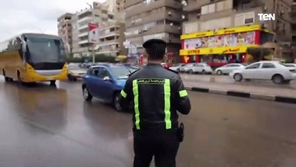 جهود أجهزة وزارة الداخلية فى مواجهة تداعيات الأمطار والطقس السيء