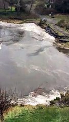Exceptionally High Tides Filmed from Hotel Room