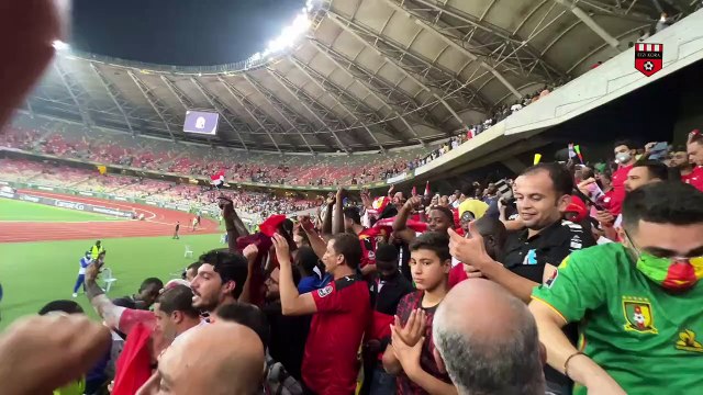 مباشر من الكاميرون ما لم تراه في أي مكان احتفالات خرافية من صلاح ونجوم المنتخب بالفوز