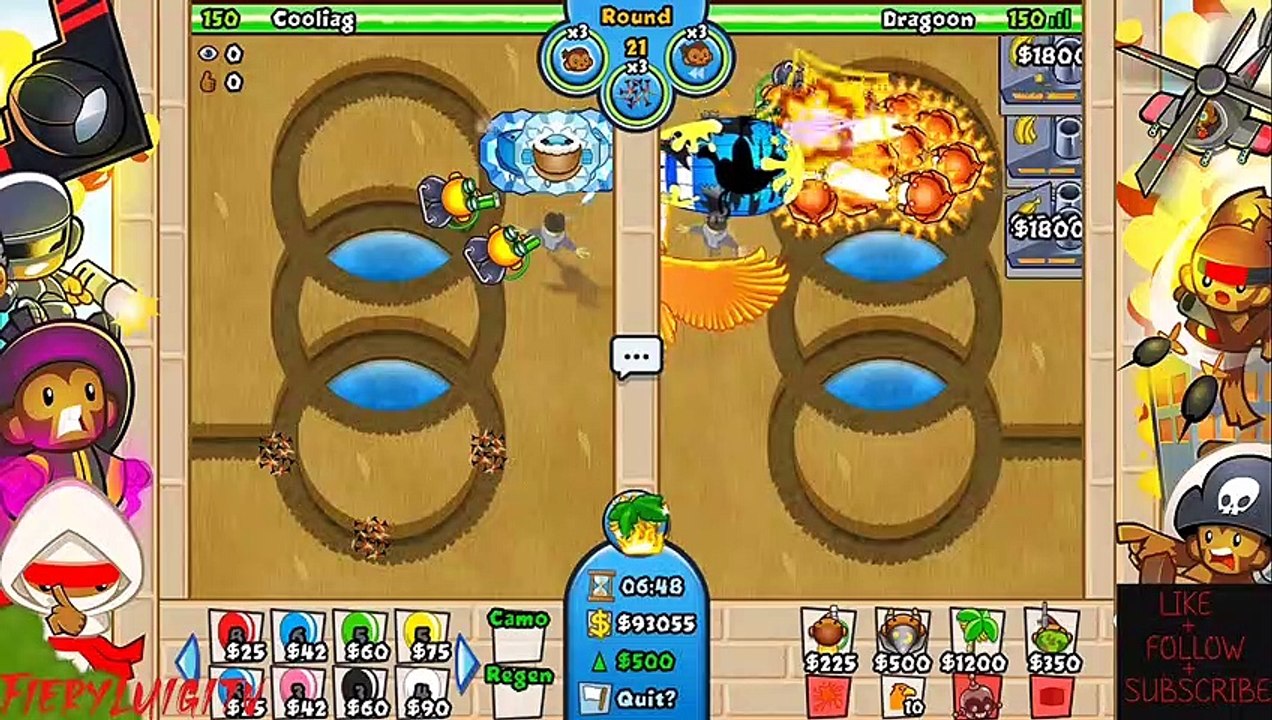 Bloons TD part 126 Fire Nation
