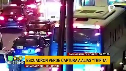 Grupo Terna captura a 'Tripita' pero este es defendido por ambulantes: "es un ser humano"