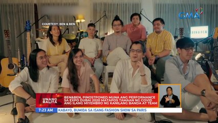 Ben&Ben, ipinagpaliban ang performance sa Expo Dubai 2020 | UB