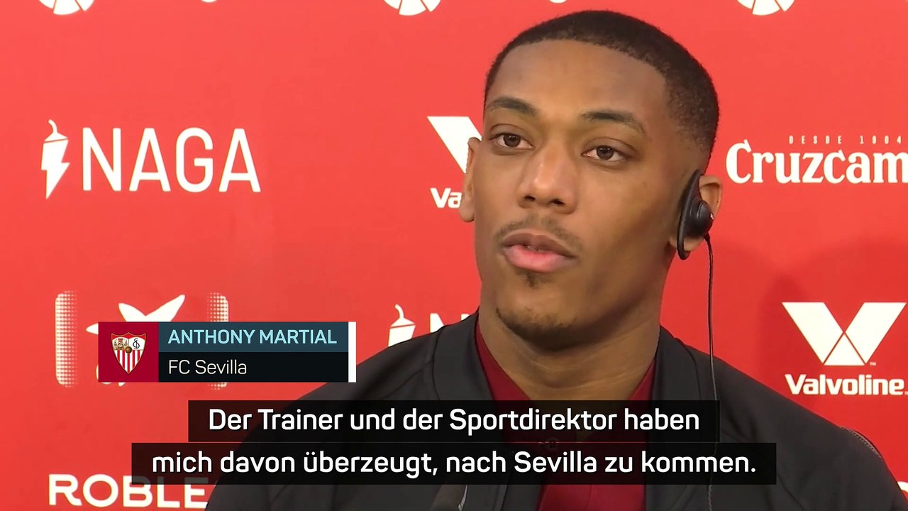 Martial: “Sevilla ist der perfekte Ort für mich”