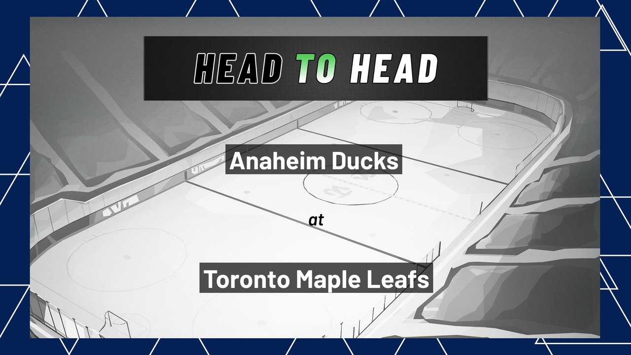 Toronto Maple Leafs vs Anaheim Ducks: Over/Under