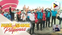 Heroes' welcome, handog sa mga Meralco personnel na nagsaayos ng kuryente sa Cebu at Bohol; kuryente sa Surigao at Siargao, 30% pa lang ang naibabalik