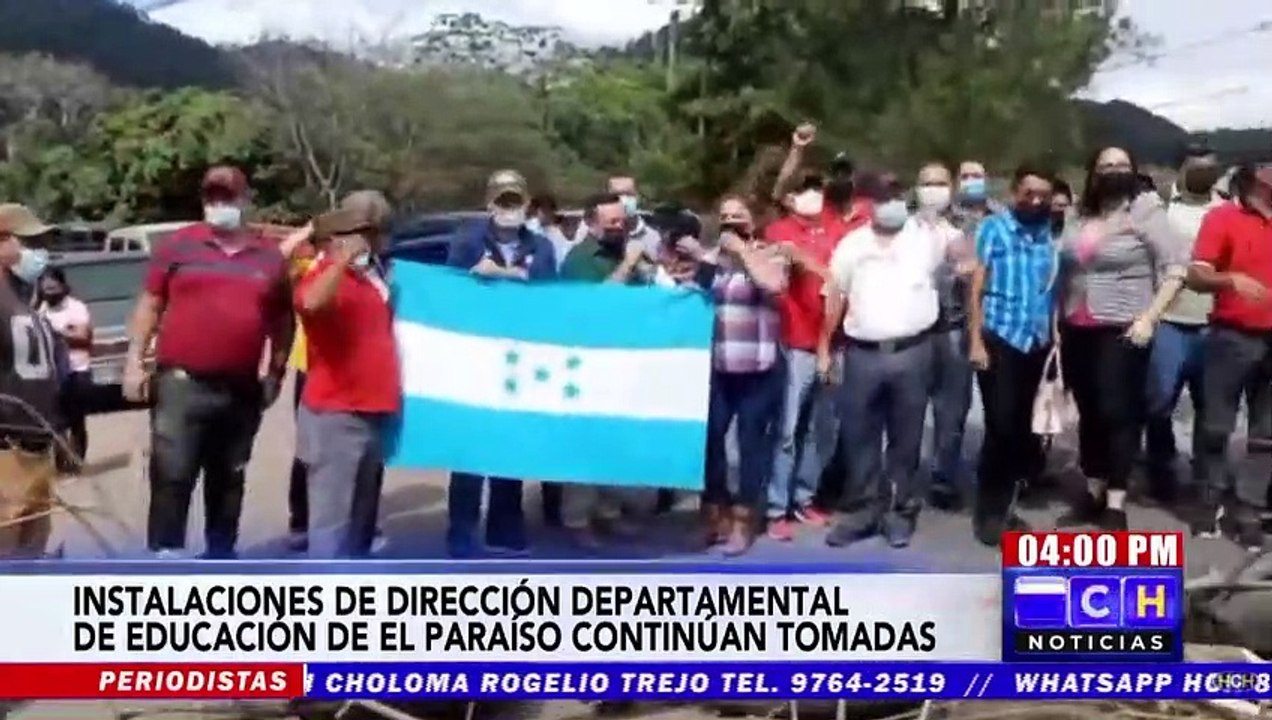Se toman Departamental de El Paraíso, exigiendo nombramientos para docentes interinos, Isemed y Proheco