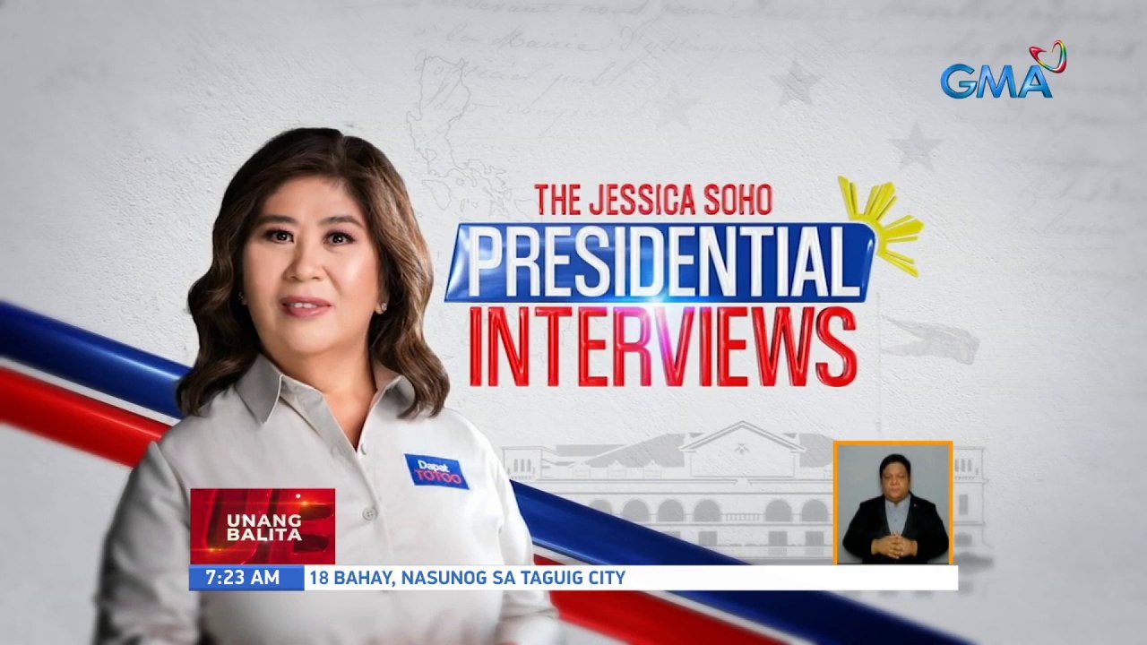 'The Jessica Soho Presidential Interviews,' itinaas ang pamantayan para sa mga susunod pang election specials | UB
