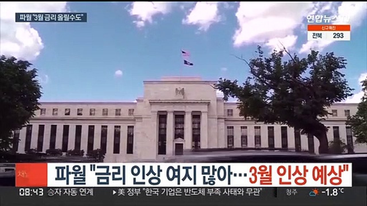 파월 "금리 인상 여지 많아…3월 인상 예상"