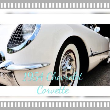 1954 Chevrolet Corvette . Classic cars