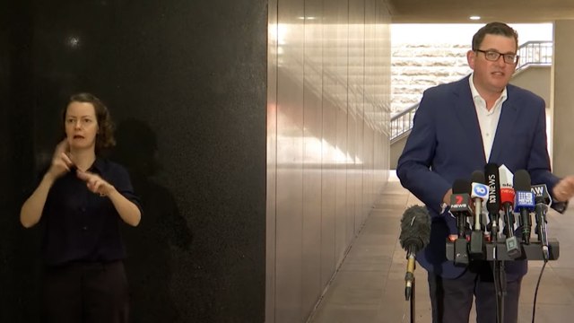 Victorian Premier Dan Andrews introduces the school-based COVID programme | January 27, 2022 | ACM