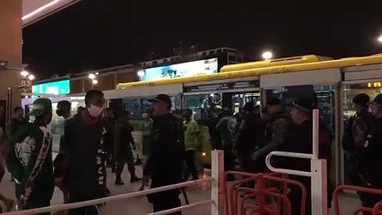 PMDF retira torcedores do Gama do BRT