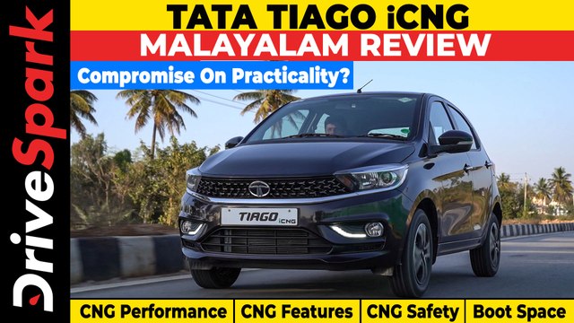 Tata Tiago iCNG Malayalam Review | CNG Performance, Safety | Boot Space, Harman Sound System